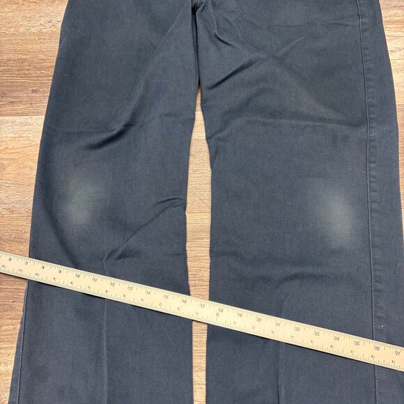 Carhartt Navy Blue Mens 40x30 Rugged Flex Twill Workwear Trousers Uniform Pants - Picture 9 of 12